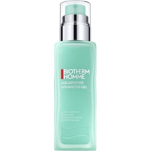 Biotherm Homme Face Hydratant pour les hommes, Gel d'Aquapower Advance avec Céramides pour la peau normale et combinée, Texture d'absorption rapide non sticky, 75 ml
