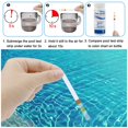 thumbnail image 3 of 100 Pcs Bandes de Test 3 en 1 pour Piscine, Spa et Bain à Remous, Bandes de Test pour le Chlore, le PH et l'Alcalinité, 3 of 11