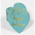 thumbnail image 2 of Inkdotpot Real Gold Foil Happy Holiday Tag Favor Hang Paper Tag 100 Pieces, 2 of 6