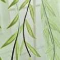 thumbnail image 3 of Iumwxz Rideaux Voilage Pièce Fenêtre Rideau Voilage Panneau Draperies Rideau m Rideaux Occultants Vert Économie de Vacances, 3 of 9