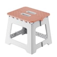 thumbnail image 2 of mtvxesu Foldable Plastic Stool Portable Lightweight Compact Folding Chair for Outdoor Camping and Home Use 1-Pack, 2 of 6