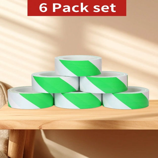 CHUANK 6rolls/set PVC Tape Modern Solid Strong Adhesive Patch For Home