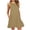 1-Khaki dresses for women, variant on UPPADA Women Summer Casual Roundneck Dress Sleeveless High Waist Mini Dress Beach Party Sundress Loose Fit Tank Dress with Pockets Easter Dresses for Women Cheap Hot Pink,S