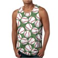 thumbnail image 1 of LSLJS Débardeurs de Baseball pour Hommes Été Décontractés Sans Manches T-Shirts Amusants Débardeurs Graphiques de Baseball, 1 of 4
