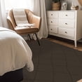 thumbnail image 2 of Mainstays Indoor Modern Geometric Machine Tufted Dark Brown Area Rug, 5' x 7', Machine Washable, Non-Skid Backing, 2 of 5
