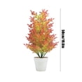 thumbnail image 4 of Feltree Simulation Christmas Small Pinaster Cedar Tree Artificial Pinaster Cedar Leaf Simulation Green Bonsai Living Room Potted Ornaments, 4 of 8
