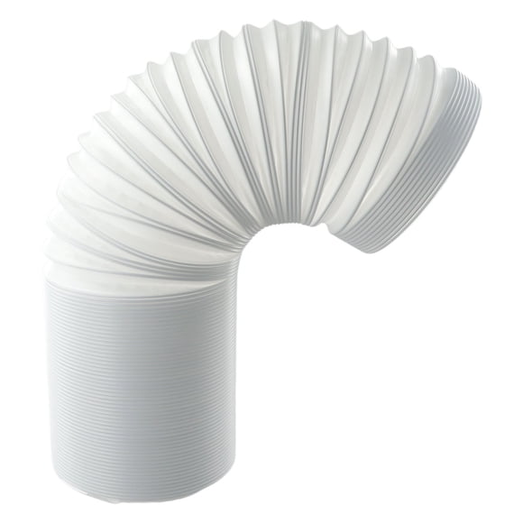 MYG Portable Air Conditioner Exhaust Hose Vent 6 Inch Diameter 1.5M Extendable Steel Wire Duct Hose for AC Unit Window Kit Replacement Part White Flexible PP Material