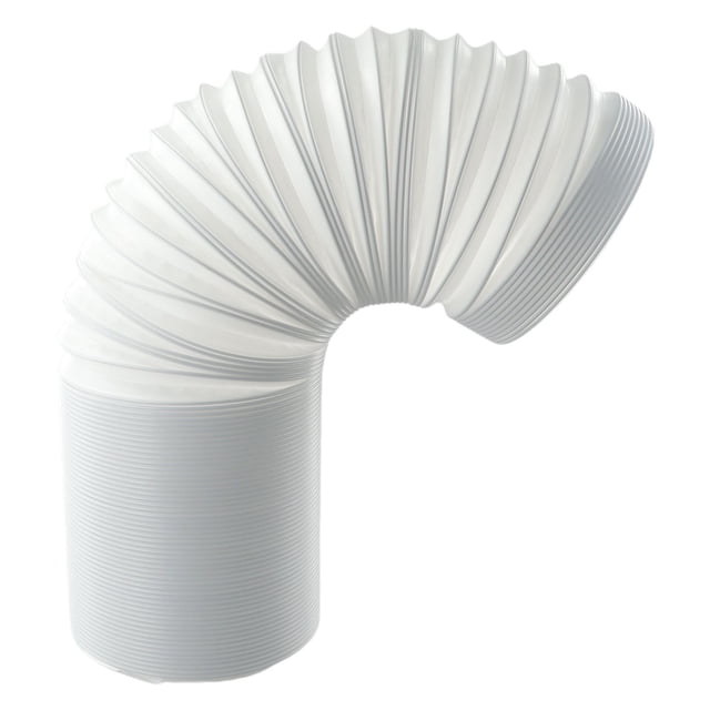 MYG Portable Air Conditioner Exhaust Hose Vent 6 Inch Diameter 1.5M Extendable Steel Wire Duct Hose for AC Unit Window Kit Replacement Part White Flexible PP Material
