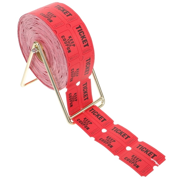 1 Ensemble de Billets de Tirage Étiquettes de Billet Rouleau de Billets Universel Billets d'Événements avec Support de Billet de Tirage
