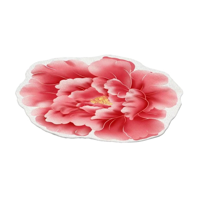 Tapis de Porte Tapis de Porte Intérieur Tapis de Porte d'Entrée Tapis de Porte 3D en Forme Spéciale Fleur Tapis de Sol Tapis de Porte Intérieurs Diamètre 80 cm Paillassons en Coco pour Entrée Extérieure Tapis de Cuisine Lavables pour Plancher 32 X 32 Po