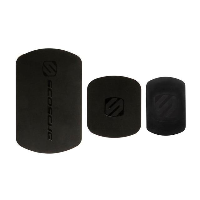 Scosche MagicMount Kit de Remplacement de Support Plaques de Remplacement avec Adhésif - Comprend une Grande et Deux Petites Plaques Magiques et Deux Tampons de Nettoyage; compatible avec MagicMount et MagicMount PRO; Grande Plaque pour Appareils Plus Grands, Petites Plaques pour Espaces Étroits Ou Étuis Compacts; à Installer derrière un Étui, sur un Étui Robuste Ou Directement sur un Appareil.