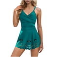thumbnail image 3 of Sentmoon Bikinis pour Femmes avec Soutien-Gorge Intégré, Bretelles Spaghetti, Maillot de Bain Ample, Maillot de Bain pour Femmes, Ventre avec Jupe Découpée, Maillot de Bain Modeste, Robe de Bain à devant pour Nage en Longueurs et Entraînement, TTG, 3 of 9