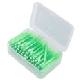 thumbnail image 1 of Interdental Cleaners, 60Pcs Practical Braces Brush With PP Handle For Orthodontic Care Green, 1 of 8