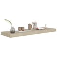 thumbnail image 4 of vidaXL Floating Wall Shelf Oak 80x23.5x3.8 cm MDF, 4 of 4