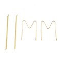 thumbnail image 2 of Luckyn Supports d'Assiettes pour Présentation d'Assiettes, 1 Pcs Support de Crochets à Ressort pour Assiettes Murales, Support Mural Suspendu en Fil pour Présentation d'Assiettes Invisible, Support de Ressort pour Assiettes Réglable pour le Mur Décoration de la Maison 14 Pouces, Or, 2 of 10