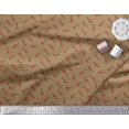 thumbnail image 2 of Soimoi Poly Georgette Fabric Guitar Musical Instrument Printed Craft Fabric by The Yard 42 Inch Wide, 2 of 3