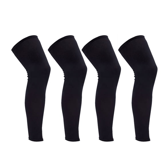 Protective Gear Calf and Tibia Support Leg Sleeves – Set of 4 Long Compression Sleeves for Men and Women Fusion of Comfort and Stability Calf Leg