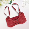 thumbnail image 5 of fastboy Femmes Charme Ceinture Grand sous-Poitrine Cosplay Taille Haute Nœud Extensible Cravate Rouge cowboy Type B 1Ensemble, 5 of 5