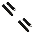 thumbnail image 2 of Baohd Versatile Silicone Watch Bands Watch Straps Replacement Rubber Wrist Band Black 20mm 2Set, 2 of 6