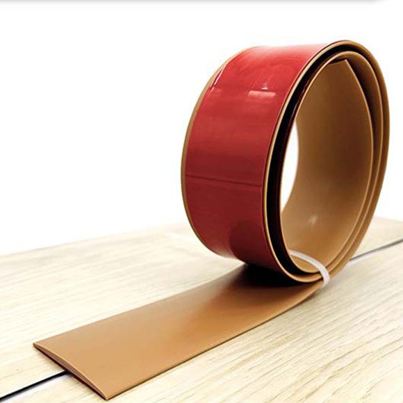 MYG Self Adhesive PVC Flat Floor Transition Strip Laminate Floor Door Divider Strip