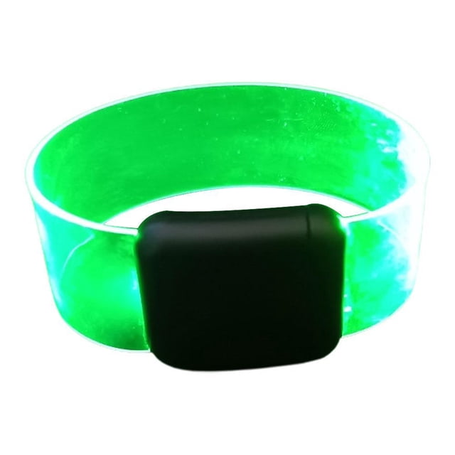 LED Battery Luminous Bracelet Running Armband Flashing Party Lightband N8D0
