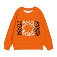 thumbnail image 4 of Dadaria T-Shirt pour Enfants T-Shirt Orange Hauts T-Shirt à Manches Longues Col Ras du Cou Tee Matières Chandail d'Été Blouses 9 Ans, 4 of 4