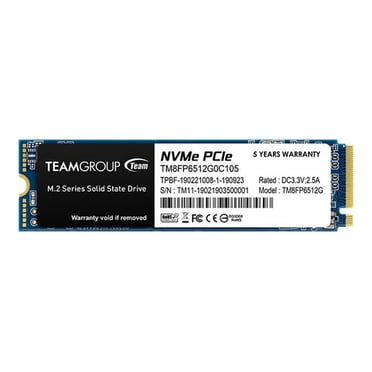 Team Group MP33 - SSD - 512 GB - internal - M.2 2280 - PCIe 3.0 x4 (NVMe) - blue/black