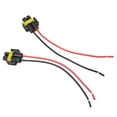 thumbnail image 4 of 2pcs H11 H8 Female Connector Adapter Wiring Harness Socket Plug Fog Light, 4 of 6