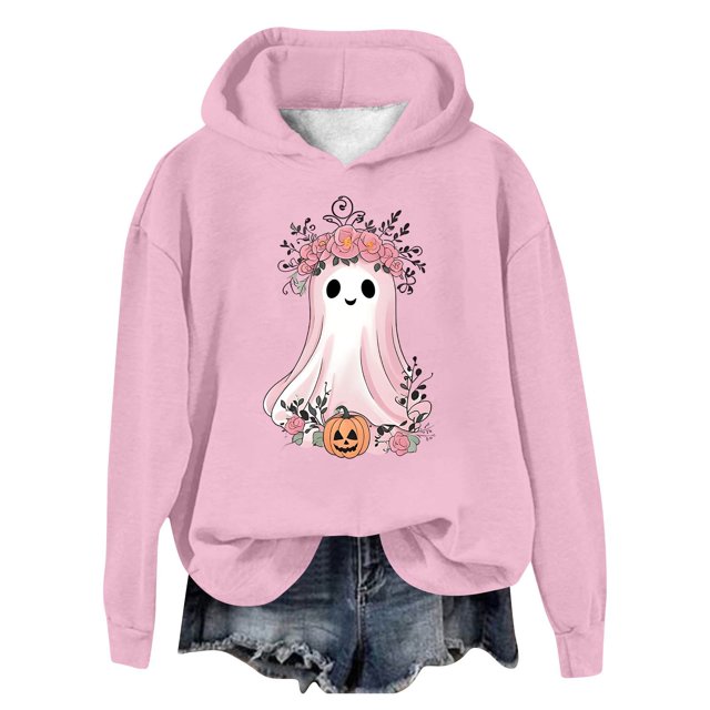 WEAIXIMIUNG Robe Sweat Femme Grande Taille Vêtements pour Femmes Automne et Hiver Tendance Sweat à Capuche Imprimé Mignon Sweat à Capuche Haut Femme