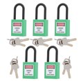 thumbnail image 3 of Safety Padlock,5Set 38mm/1.5in Safety Lockout Safety Lockout Security Padlock Sleek Aesthetic, 3 of 14