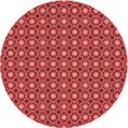 thumbnail image 1 of Ahgly Company Tapis d'Intérieur Ronds Transitionnels Rouges Lavables à la Machine, 3 Pieds Rond, 1 of 7