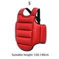 thumbnail image 3 of Taekwondo And Karate Chest Guard For Taekwondo Karate Practitioners Adjustable Belt Protector Protection Martial Arts Red Blue Red Blue S, 3 of 9