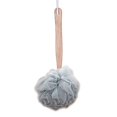 thumbnail image 2 of Wooden Long Handle Bath Brush Soft Nylon Mesh Back Scrubber Shower Body Cleaner, 2 of 10