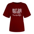 thumbnail image 4 of Pompotops Hauts de Mode pour Femmes T-Shirts Imprimés Amusants Décontractés Blouse Chemise Imprimée, 4 of 5