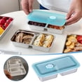 thumbnail image 1 of Stainless Steel Double Compartment Snack Container with Leak-Proof Lid, Reusable, Dishwasher Safe, Compact Stackable Food Storage for Snacks and Dips, 1 of 8