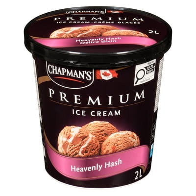 Chapman's Premium Heavenly Hash Ice Cream with Pecans, in a Tub, 2L