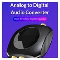 thumbnail image 3 of 96KHz Analog to Digital Audio Converter Adapter R/L RCA to SPDIF Optical Coaxial for Amplifier Soundbar Speaker ,Fast and Stable Transmission, 3 of 7