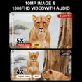 thumbnail image 4 of CazToi 4K Night Vision Binoculars with 5X Digital Zoom 2.4" LCD Display 3800mAh Rechargeable Battery, 4 of 13