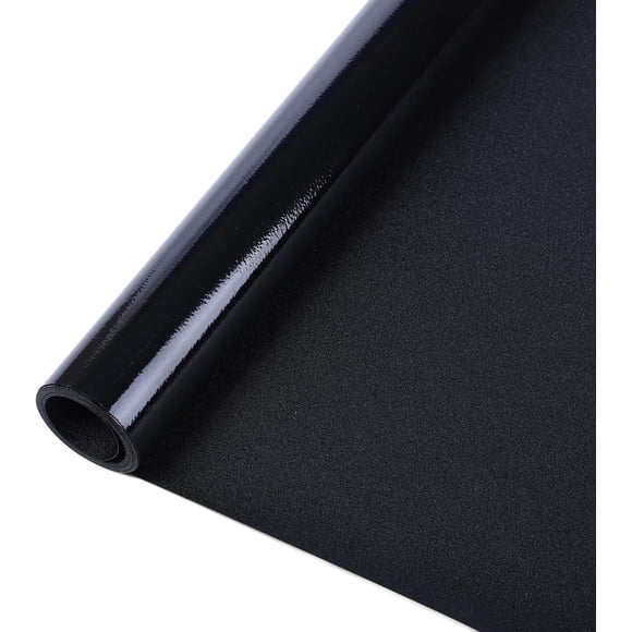 rabbitgoo Film Occultant pour Fenêtre, Teinte de Fenêtre Amovible à Adhérence Statique pour la Maison, Assombrissement Intimité Blocage de Chaleur et de Lumière, Couvre-Fenêtre Sommeil de Jour pour Maison Garage Chambre Blac