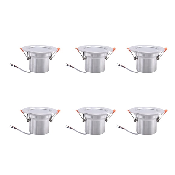 6X 8Ohm 10W Bathroom Ceiling Speaker Background Music System Moisture-Proof Aluminum Can Fashion In-Ceiling Speaker,6 x Bathroom Ceiling Speaker,silver