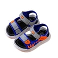 thumbnail image 2 of IUJSOY Kid Sandals Boy Summer Open Toe Sports Sandals Adjustable Straps for Toddler Little Big Kid, 2 of 5
