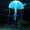 Blue, variant on Aquarium Jellyfish Decor, TOUMENY Glowing Fluorescent Artificial Jellyfish Ornament, Realistic Floating Silicone Fish Tank Decoration for Fresh Salt Water Aquarium, Pink