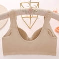 thumbnail image 5 of VEKDONE Woman's Lace Fashion Thin Style Ventilate Front Buckle Bra Without Steel Rim Khaki 36/80BC, 5 of 5