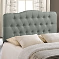 thumbnail image 4 of Annabel Queen Upholstered Fabric Headboard - Gray, 4 of 4