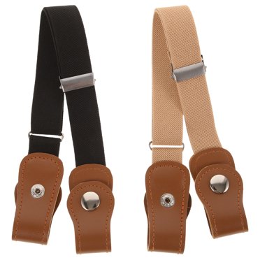 Shisuyan 2pcs Boy or Girl Stretchy Belt Children Belt Flexible Girl Stretchy Belt Elastic Waist Belts