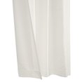 thumbnail image 5 of Loft Living Mitchel Light Filtering Raw Silk Dual Header(Back Tab/Rod Pocket) Single Curtain Panel 54" x 84" in White, 5 of 5