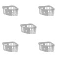 thumbnail image 2 of yingyy 1/2/3/5 Support de Baignoire de Support de Lavage Support de Rangement Durable Sans Perforation Décorations de Commodité Brosse à Dents Support Blanc 5PCS, 2 of 6