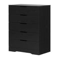 thumbnail image 2 of South Shore Holland 5-Drawer Chest for Adult, in Black Oak, 2 of 10