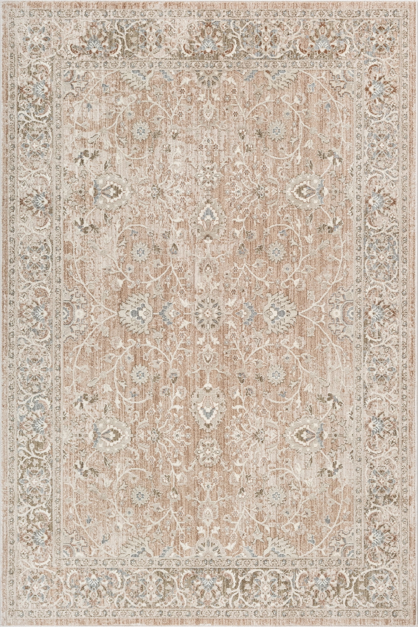 Tapis beige Flow Mainstays, 5 pi x 7 pi