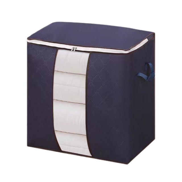 EGNMCR Storage Containers, Kitchen Storage & Organization Heavy Duty Storage With Reinforced Handles Extra Large Storage Bags For Clothes Tote Bag Double Zipper For Space Saving Travel storage pocket